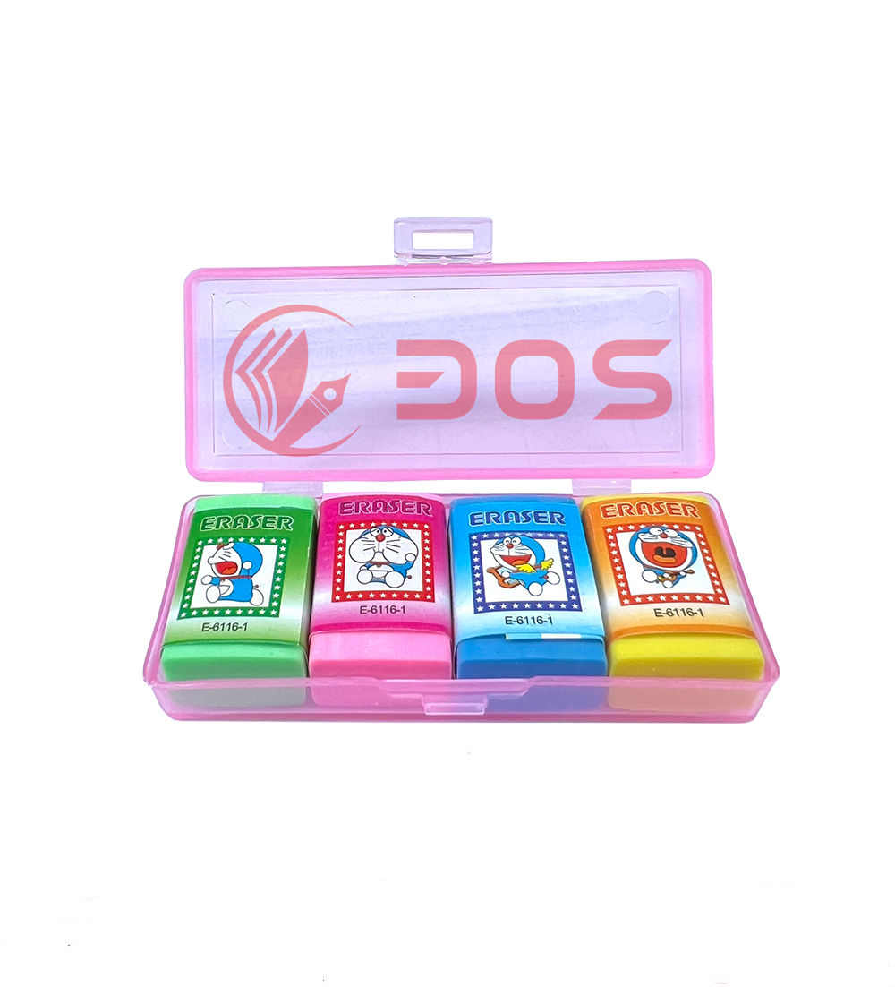 Hộp 4 Cục Gôm Tẩy Chì E-6116