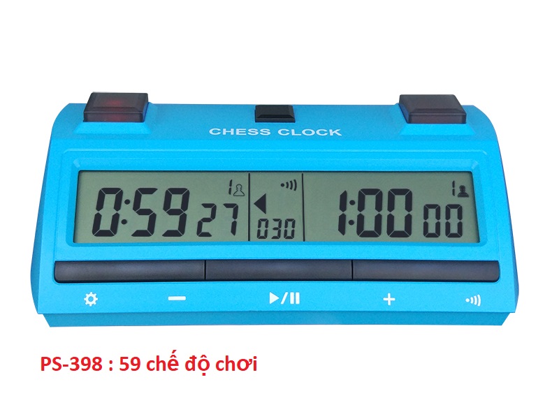 Đồng hồ thi đấu cờ PS-398 (59 chế độ chỉnh thời gian)