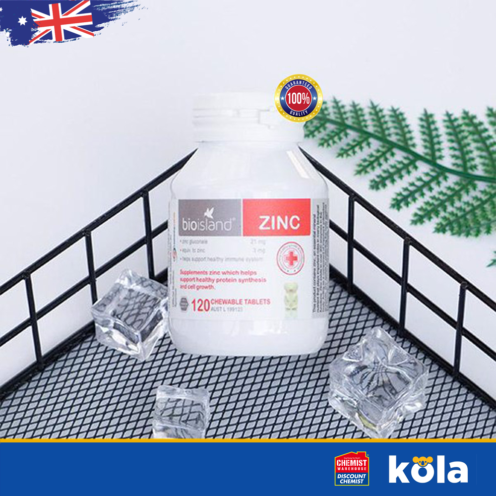 Viên bổ sung Kẽm Bio Island cho bé Bio Island Zinc 120 Viên  của Úc (LZD2)
