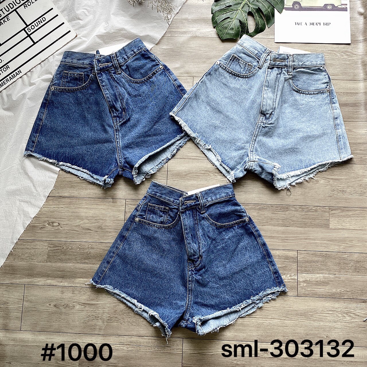 QUẦN SHORT JEAN LƯNG CAO SIZE ĐẠI SIÊU CÁ TÍNH-JT39