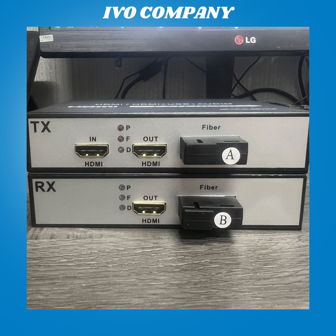 Cặp Converter Chuyển Đổi HDMI Sang Cáp Quang 1080P