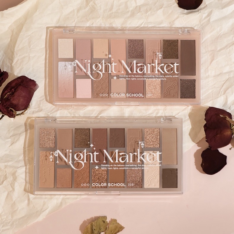 [COLOR SCHOOL] Bảng mắt 16 ô Color School Night Market (CS039)