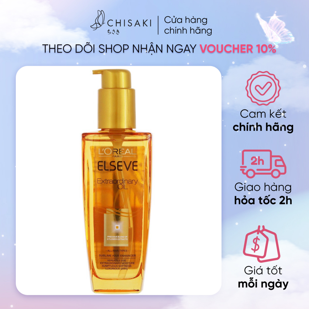 Dầu dưỡng tóc l'oreal tinh dầu hoa tự nhiên 100ml