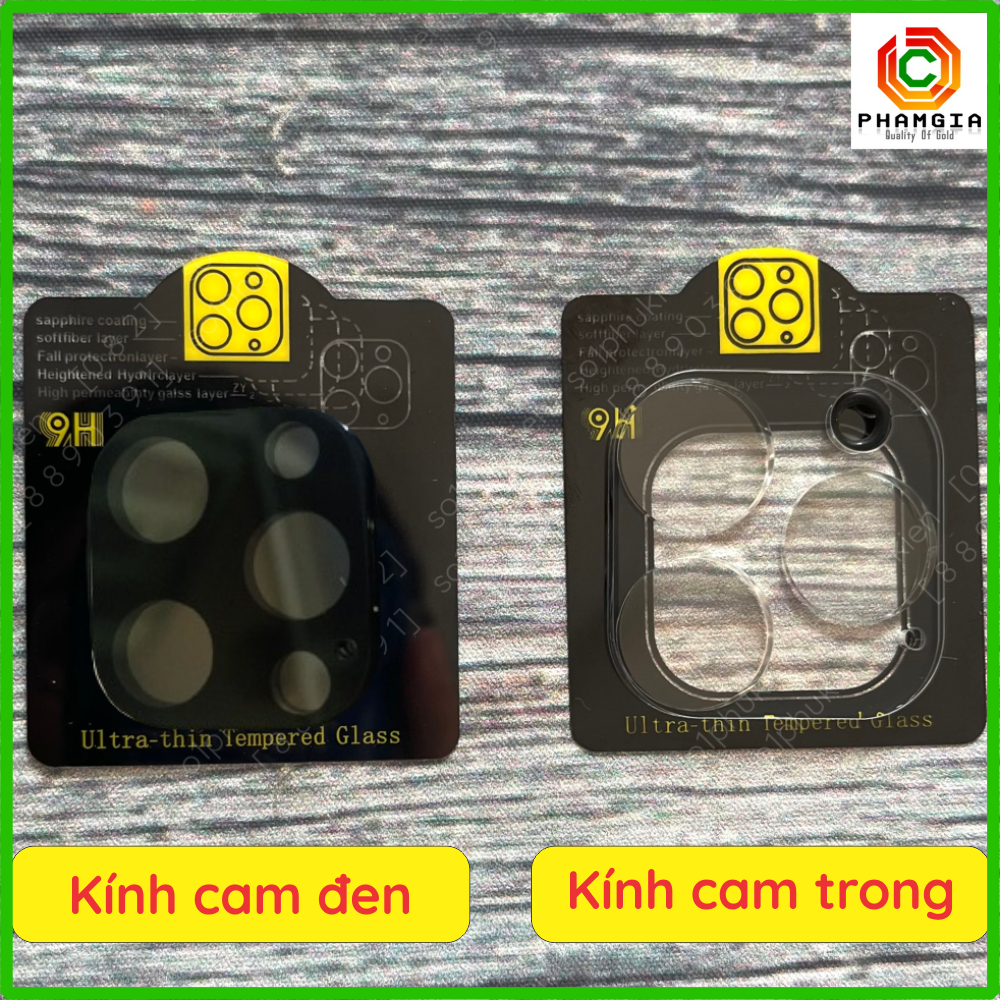 Kính cường lực camera Iphone 12 12 pro, iphone 12 pro max kính cam đen và kính cam trong suốt giúp bảo vệ cam