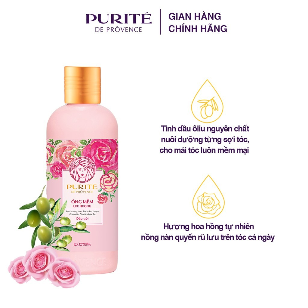 Dầu Gội Purite Lưu hương 180ml