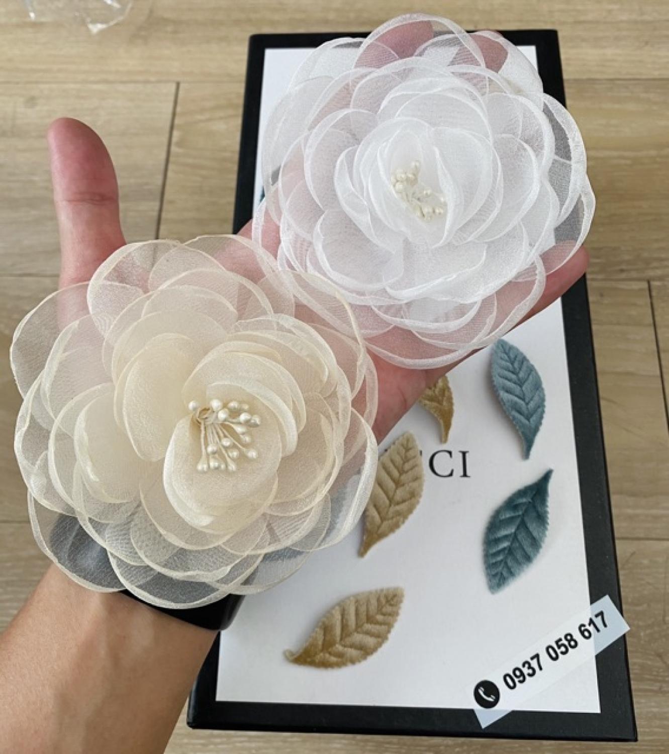 Hoa cài áo đẹp có trâm cài [Hoacaiaodep.com - Hann Handmade]