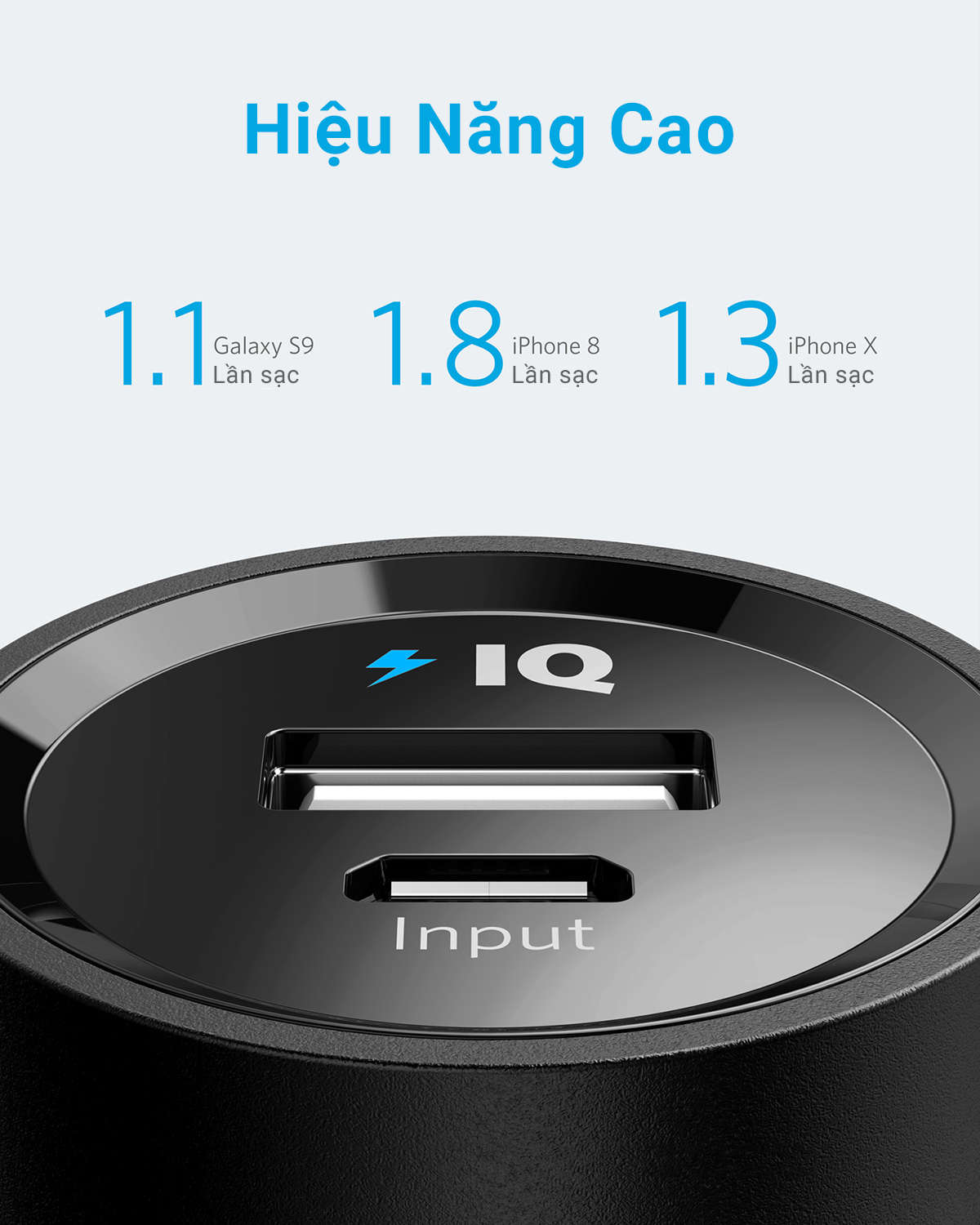 [PIN KHÔNG CÓ CỔNG SẠC TYPE-C] Pin sạc dự phòng ANKER PowerCore 5000mAh - A1109