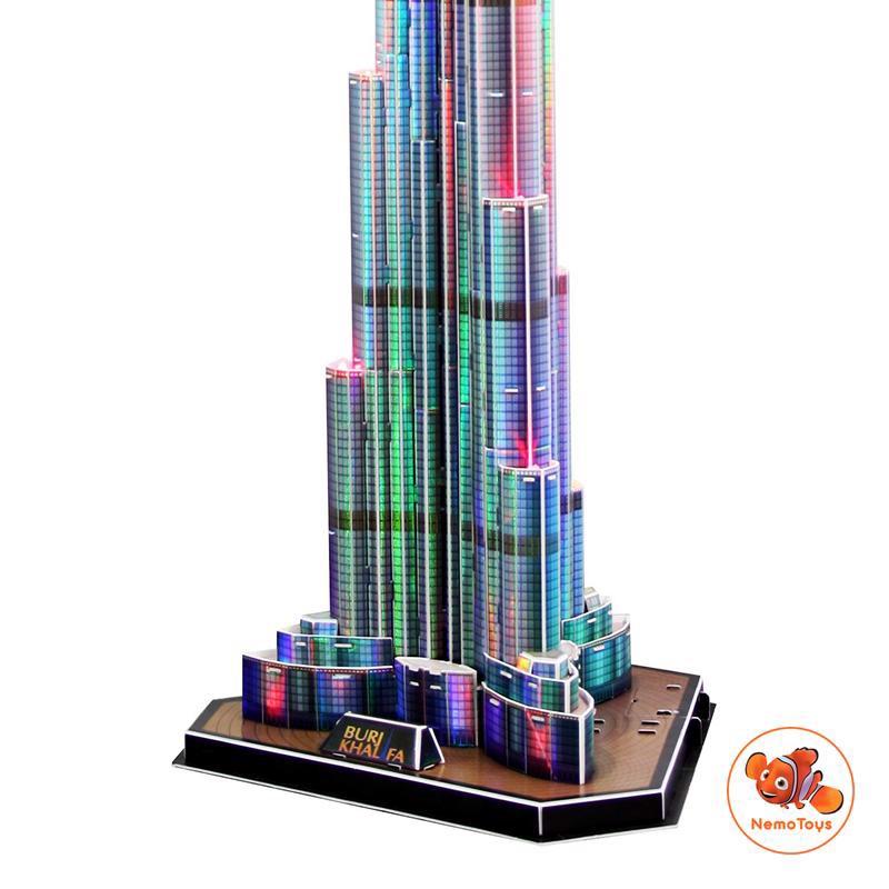 Mô hình giấy 3D CubicFun - Tháp Khalifa (Dubai) - MC133h