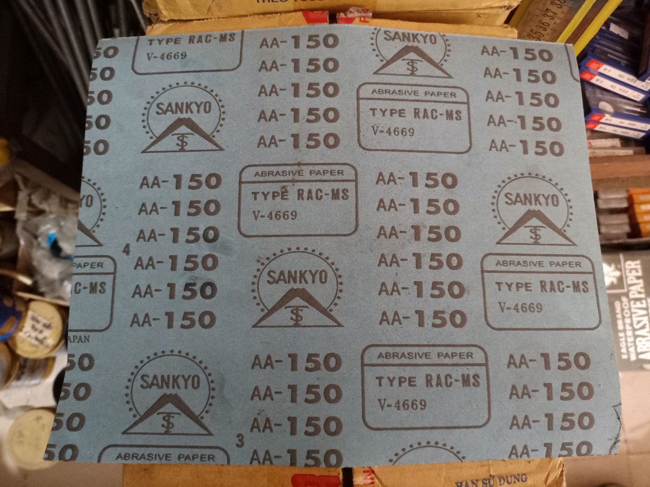 GIẤY NHÁM NHẬT XANH SANKYO AA120 - AA600
