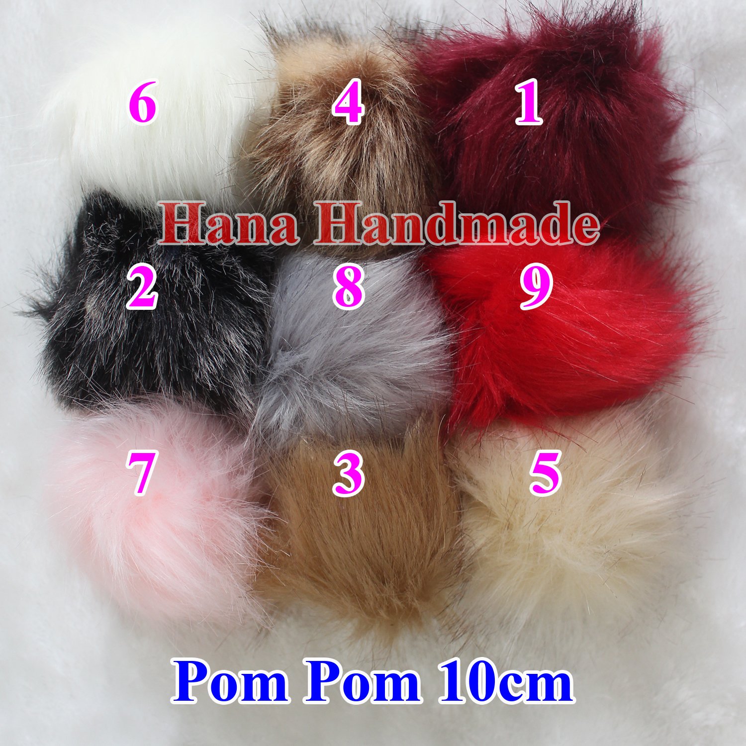 Pom Pom 10cm trang trí (19k/cái)