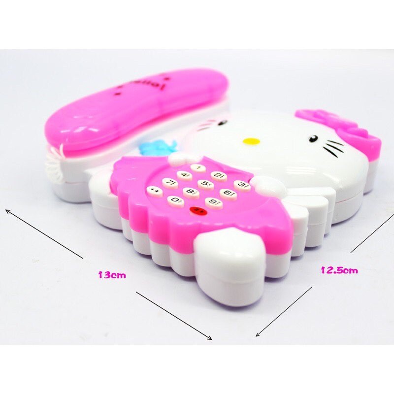 Đồ chơi điện thoại bàn mèo kitty