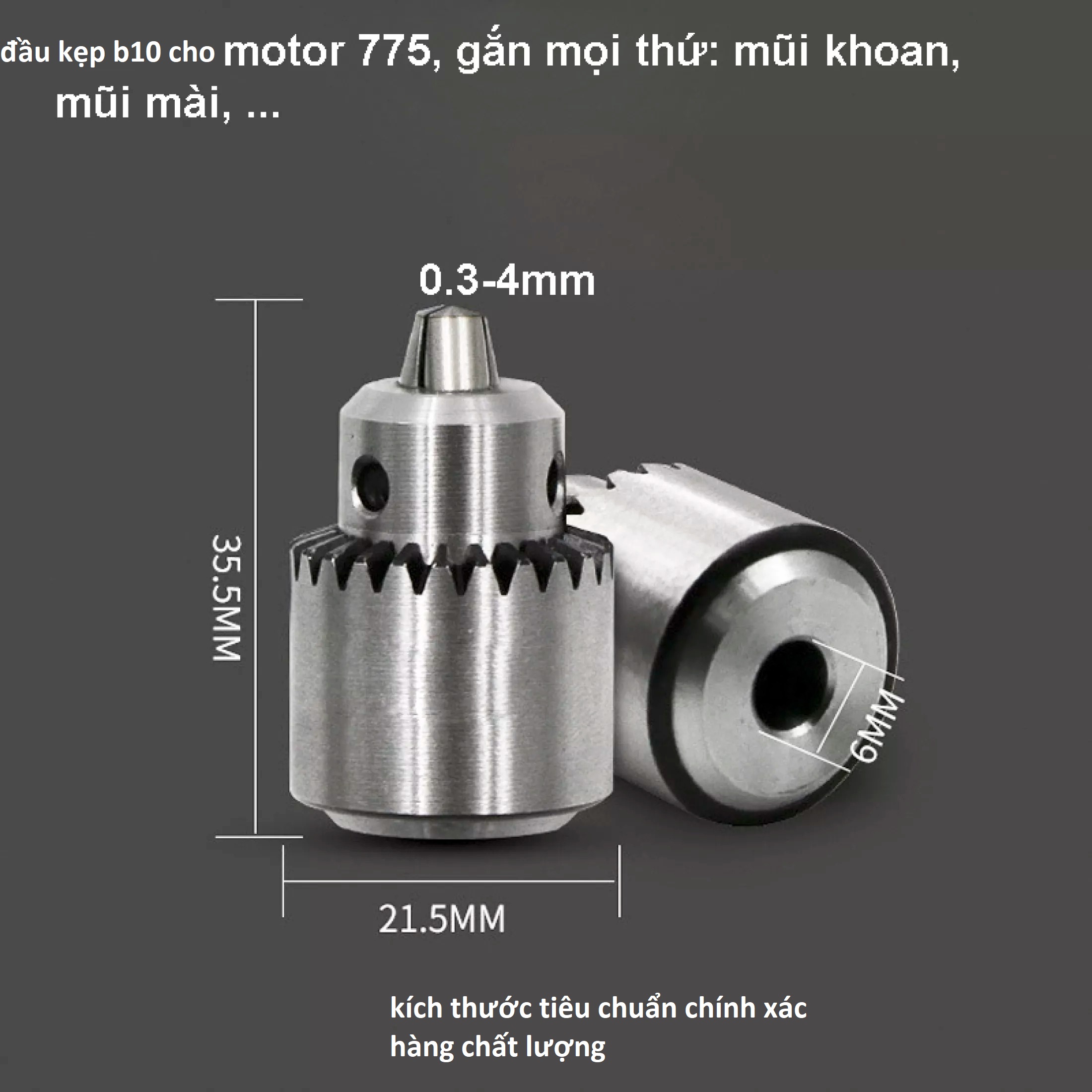Bộ chuyển đổi cho motor 775 - bộ đầy đủ 4 món