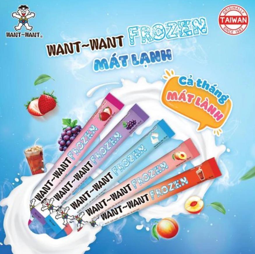 Kem Trái Cây Want Want FROZEN - Mát Lạnh Sảng Khoái