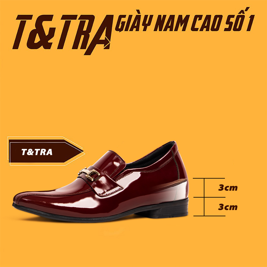 [ 6CM ] Giày Tăng Chiều Cao Nam T&TRA S968 ĐOB