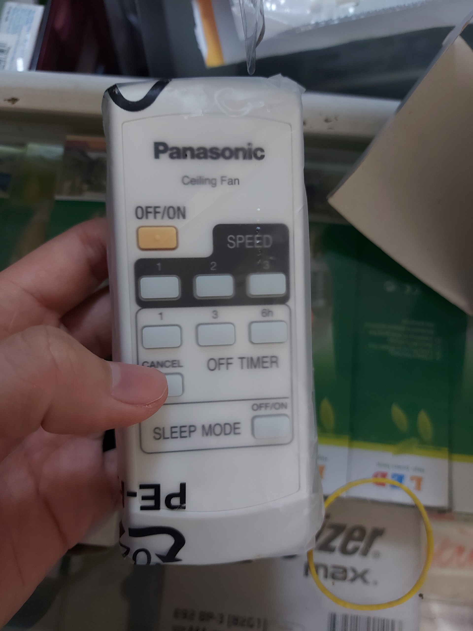 Remote dùng cho quạt trần 4 cánh của panasonic - f-56mzg, f-56mpg , f-56xpg / hàng chính hãng