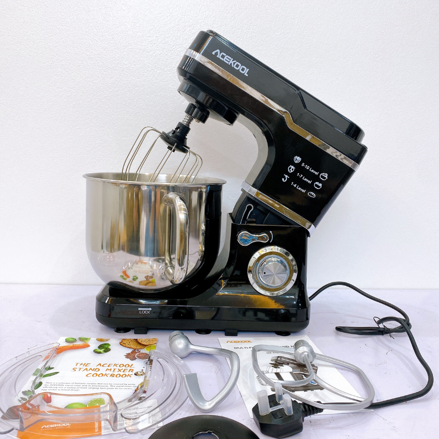 (thương hiệu Mỹ) Máy trộn bột ACEKOOL 7L 1400W - đánh kem, đánh trứng hiệu quả