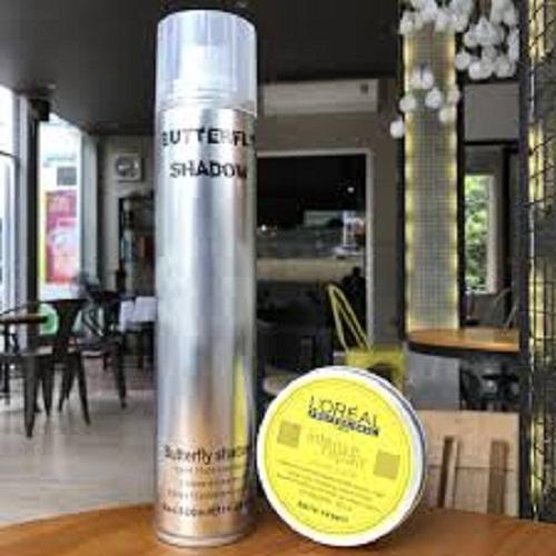 Combo Sáp Vuốt Tóc Loréal + Gôm Xịt Tóc Butterfly Shadow 320ml+100G giá rẻ