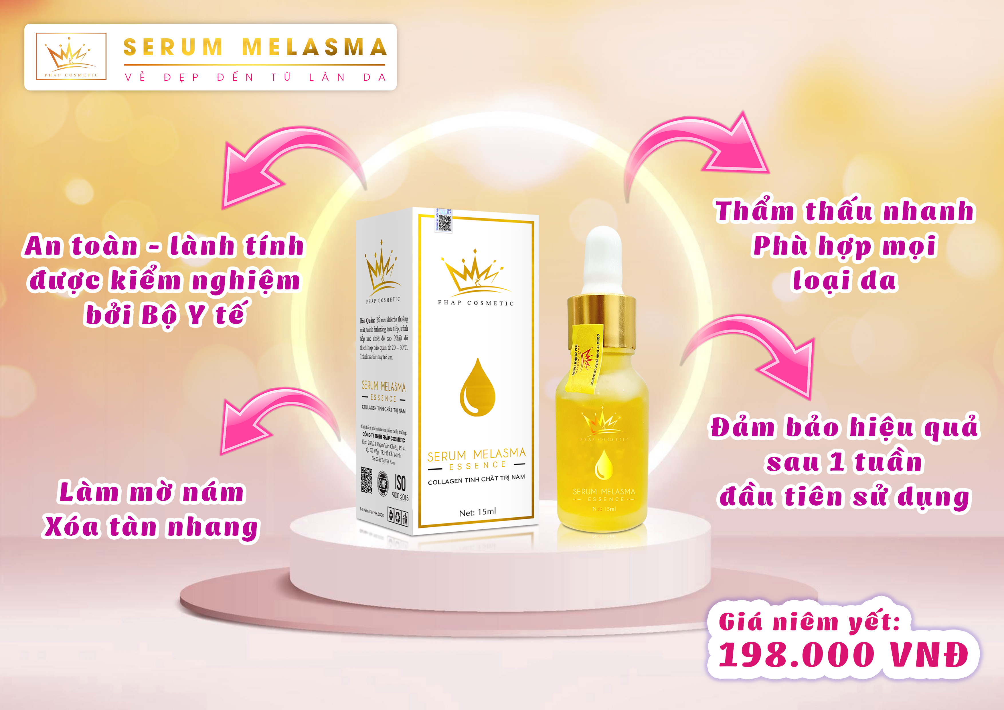 SERUM PHÁP NÁM MELASMA