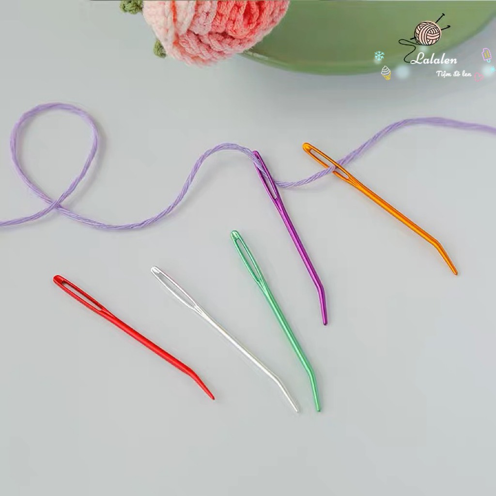 Kim Khâu Đầu Cong SKC (Set 2 Kim)