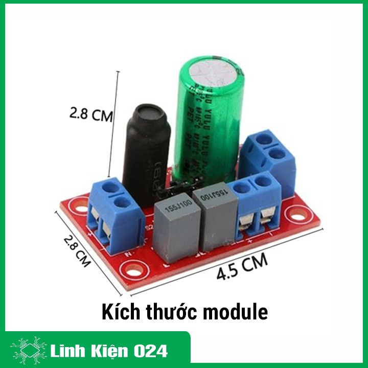Module phân tần loa mini 2 kênh dùng trong loa full, loa array, loa sub, loa 2 đường tiếng
