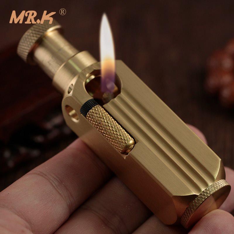 Hộp Quẹt Bật Lửa Xăng Đá Được Làm Bằng Đồng Thau Đánh Lửa Tốt  TC01 (KHÔNG CHỨA XĂNG GAS)