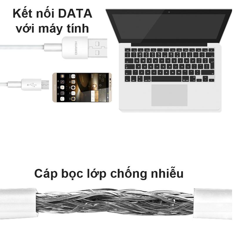 Cáp sạc Cho Huawei Micro USB Hàng nhập khẩu – HW2A