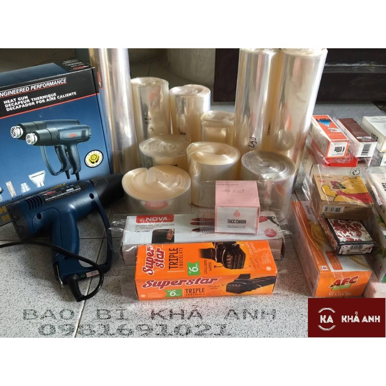 [HCM]1kg Màng Co Nhiệt PVC bọc Lốc nước Nắp Chai Lô hộp BẢO VỆ SẢN PHẨM SIZE 60-70CM