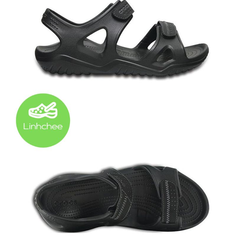 Sandal Crocs Nam Swiftwater River Màu Đen