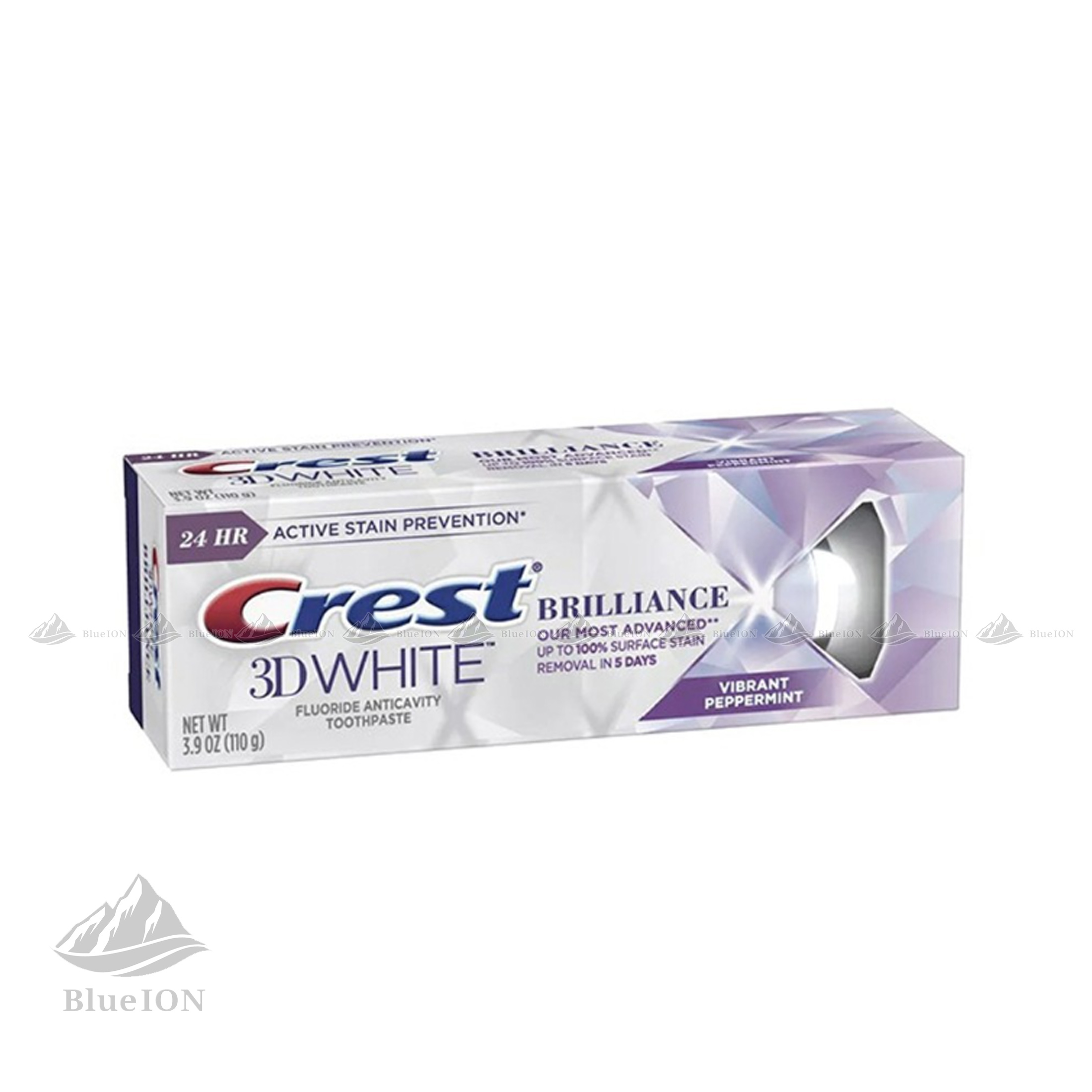 [Hàng Mỹ] Kem đánh răng Crest 3D White Brilliance Vibrant Peppermint