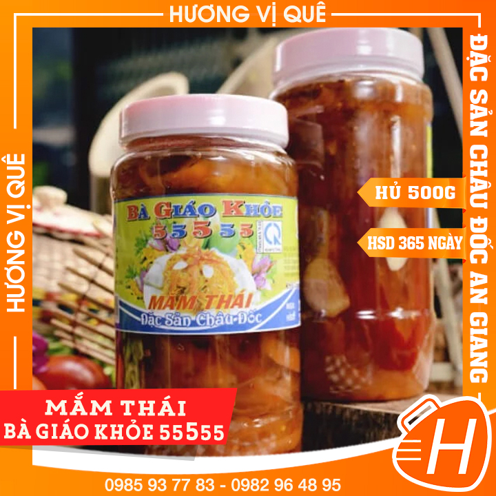 Mắm thái bà giáo khỏe - hủ 500g - đặc sản châu đốc an giang