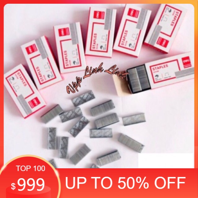 1 hộp kim bấm số 10 deli