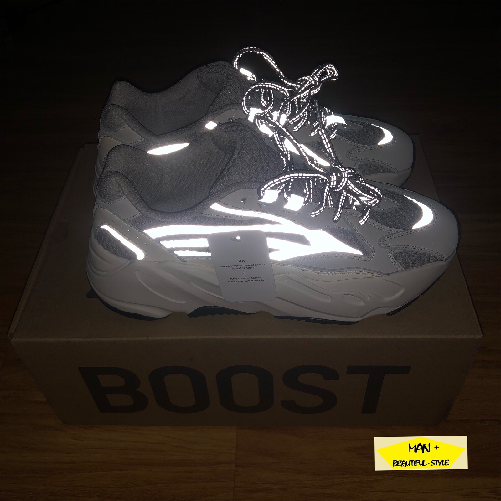 (GIÀY PHẢN QUANG) giày thể thao sneaker YEEZY BOOST 700 static