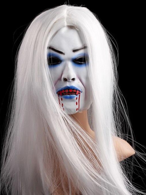 (CÓ SẴN) Mặt Nạ Ma Nữ Hút Máu, Mặt Nạ Hóa Trang Halloween, Mặt Nạ Kinh Dị, Mặt Nạ Hóa Trang Vui Nhộn Dành Cho Các Youtuber