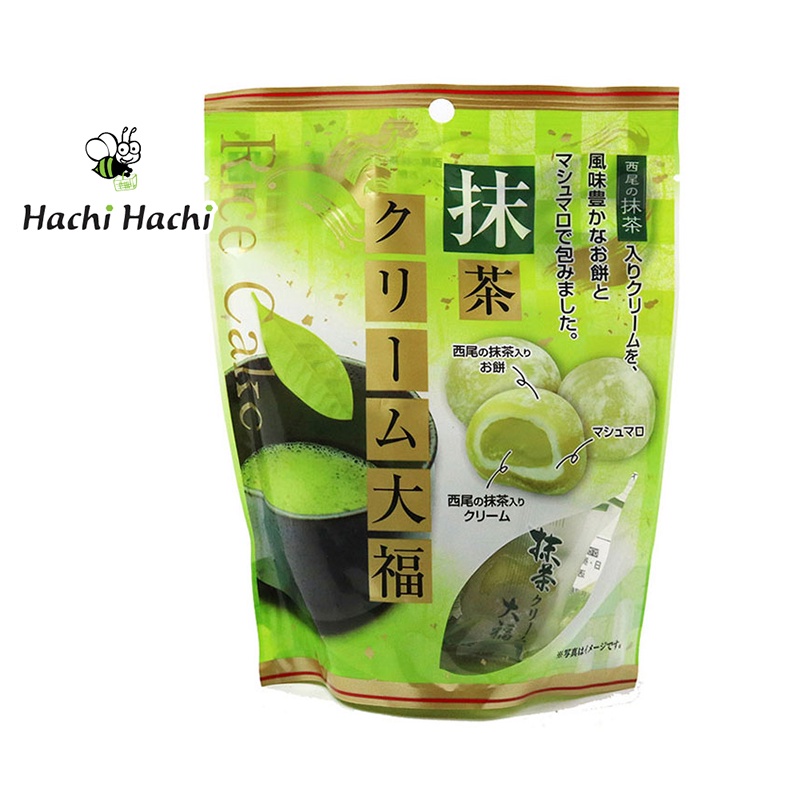 Bánh Mochi vị Trà xanh Nhật Bản Tomatsu 88g - Hachi Hachi Japan Shop