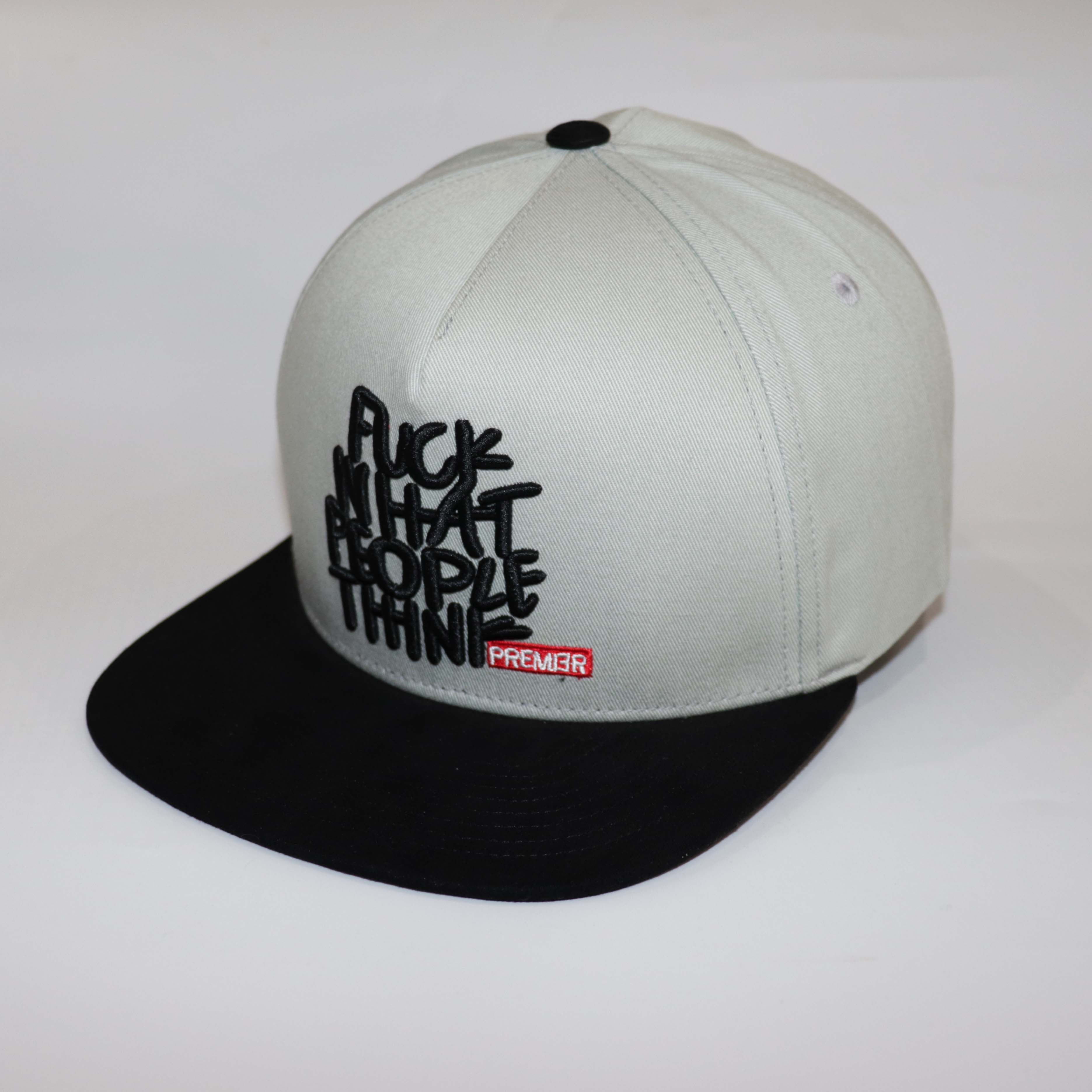 Nón Snapback NHS FW002 Mặc Kệ Người Ta Nghĩ Grey .