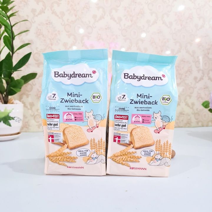 [HCM]Bánh Mì Hữu Cơ Babydream Cho Bé 7m+