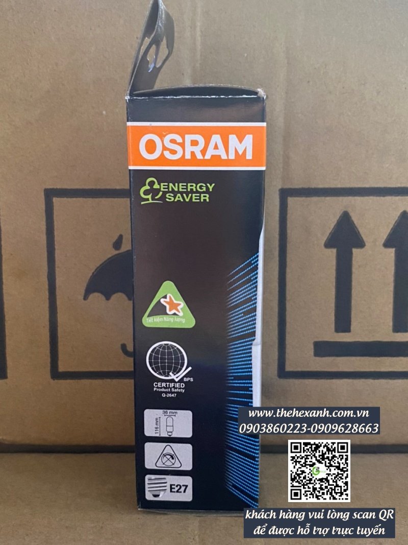 BÓNG ĐÈN STICK OSRAM 9W 2700K (ÁNH SÁNG VÀNG)
