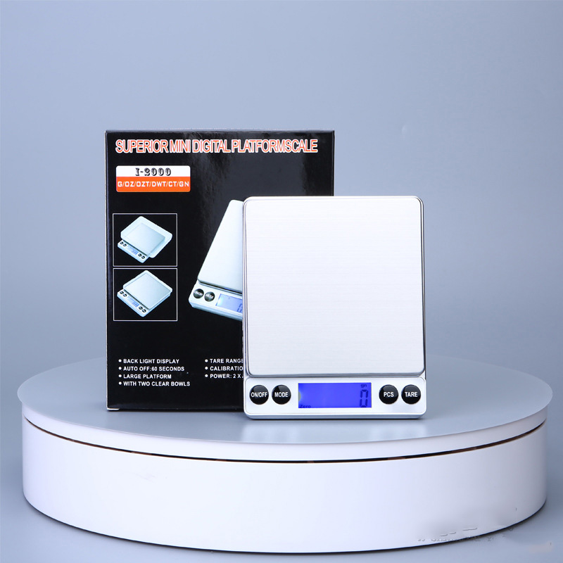 Cân tiểu ly điện tử Platform 0.1g ~500g, 1Kg, 3Kg