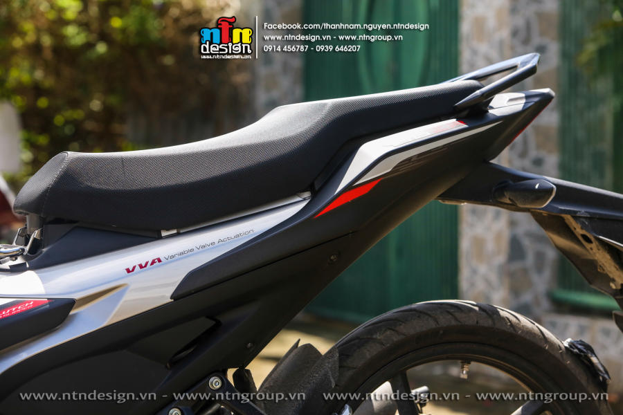 [Siêu Sale] [Ảnh thật] Tem rời Exciter 155 đen nhám - mẫu mới 2023 đỏ bạc