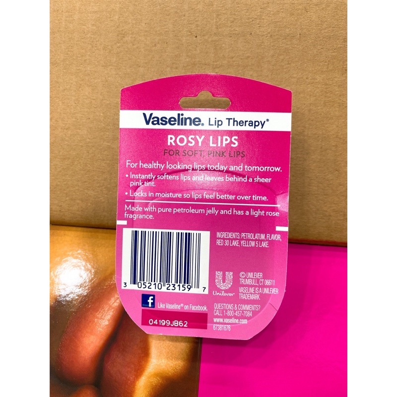 Son Sáp Dưỡng Môi Vaseline Lips Therapy USA 7g