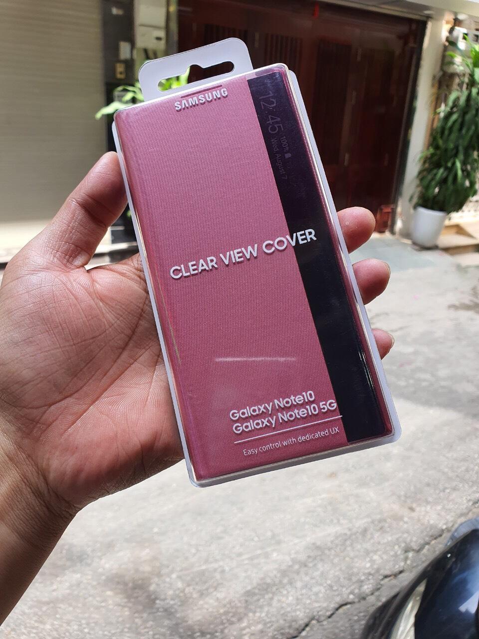 Bao da Clear View Note 10/Note 10 Plus Samsung