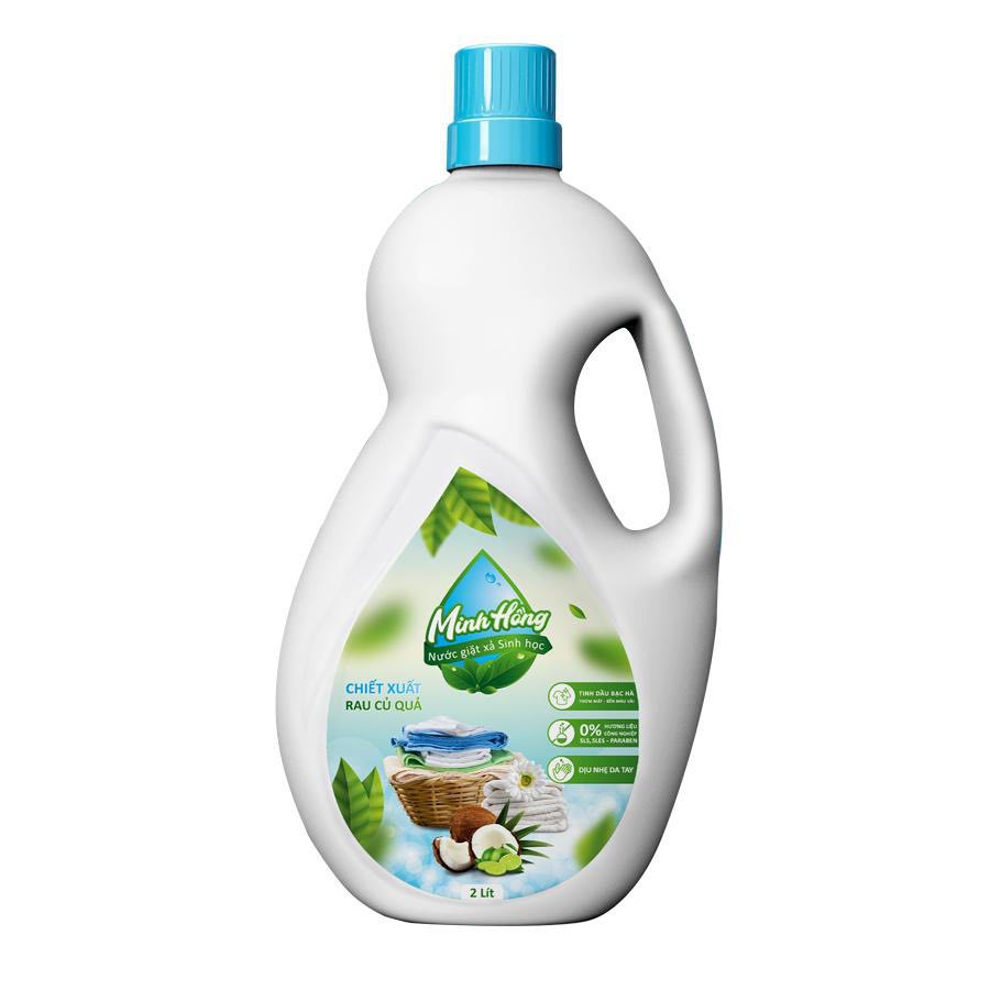 Nước Giặt Xả Sinh Học Minh Hồng 2L