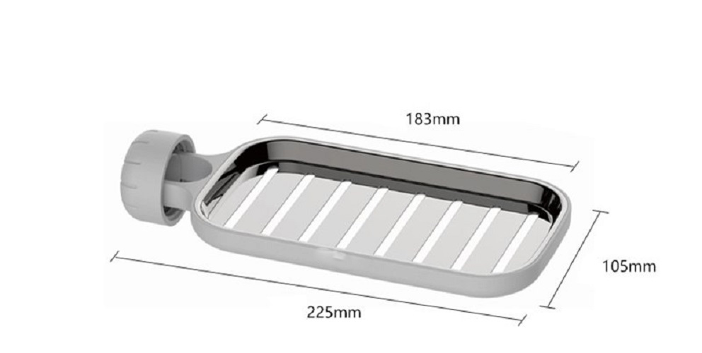 Kệ treo đồ chậu rửa nhà bếp dùng núm vặn ecoco E1913