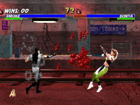 game ps1 mortal kombat trilogy ( rong den trilogy )