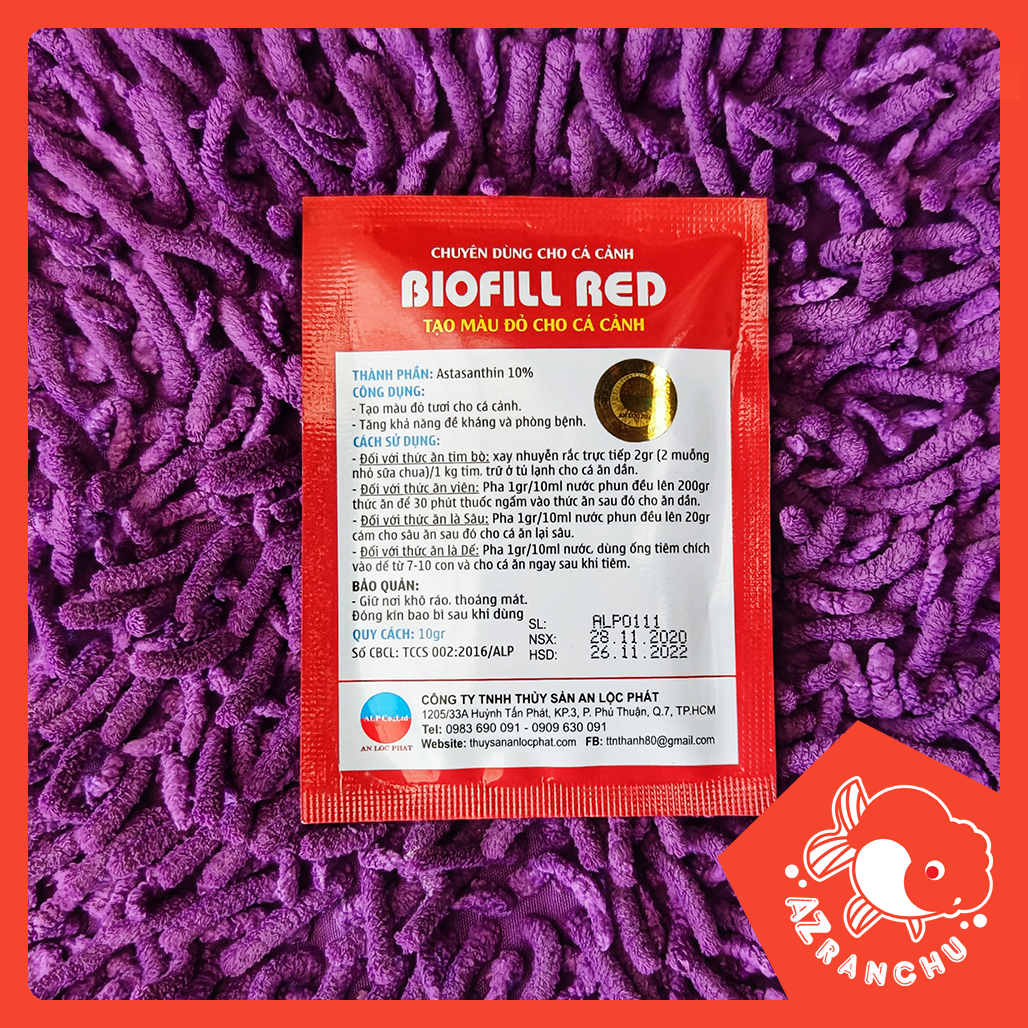 Biofill Red | Tăng màu đỏ cho cá - AZRanchu
