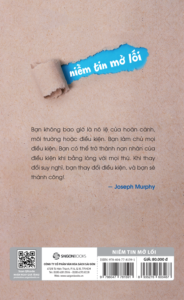 Sách - Niềm tin mở lối - Tác giả: Joseph Murphy