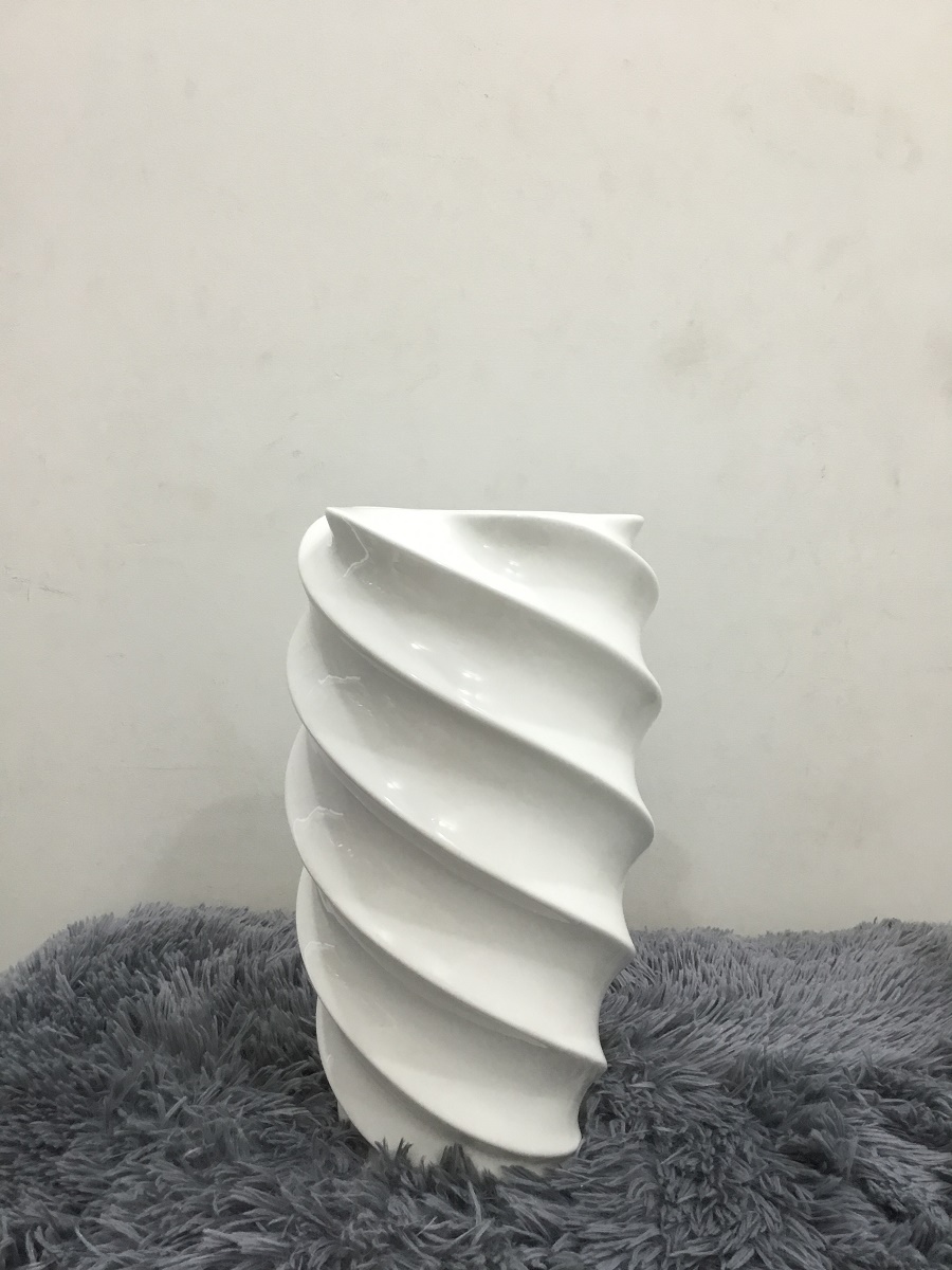 BÌNH HOA XOẮN LỚN 35 CM - GỐM SỨ CƯỜNG PHÁT