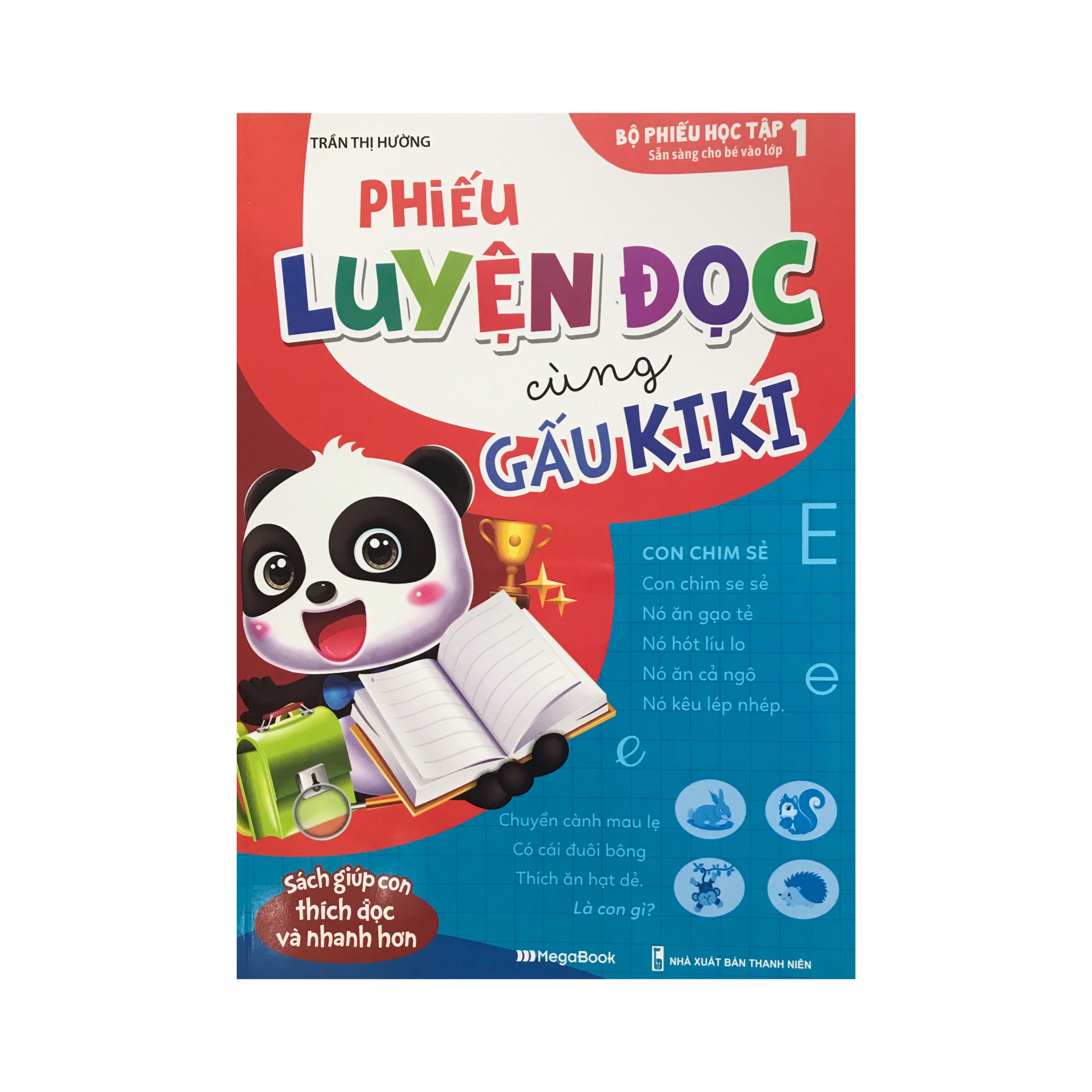 Phiếu luyện đọc cùng gấu kiki ( megabooks )