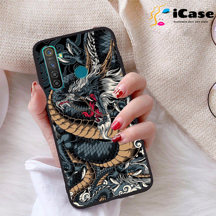 Ốp lưng Realme 5 Pro viền dẻo TPU BST Rong