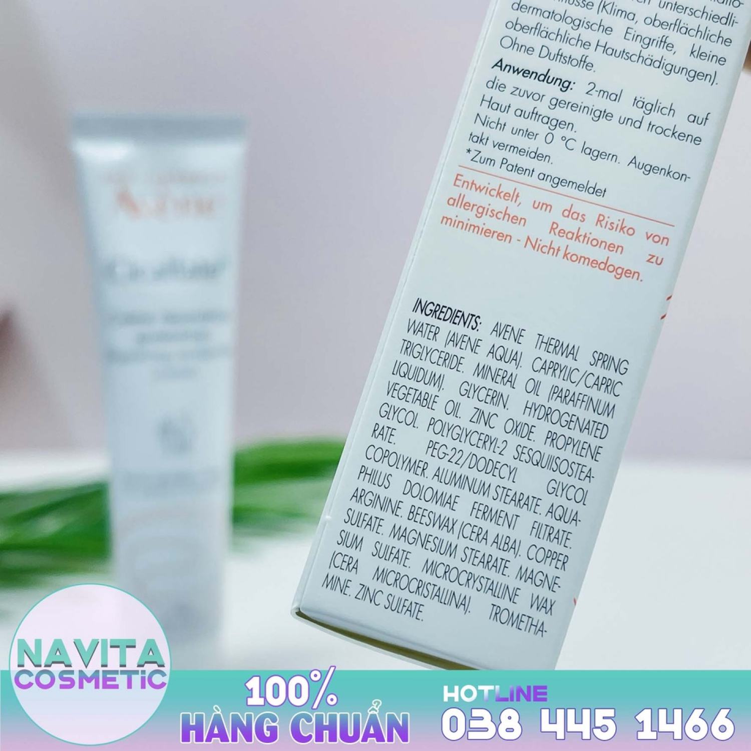 Kem Phục hồi, dưỡng ẩm Avene Cicalfate của Pháp (40ml)